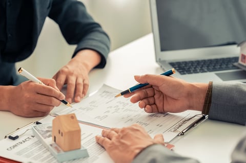 Home sale transaction showing property value growth